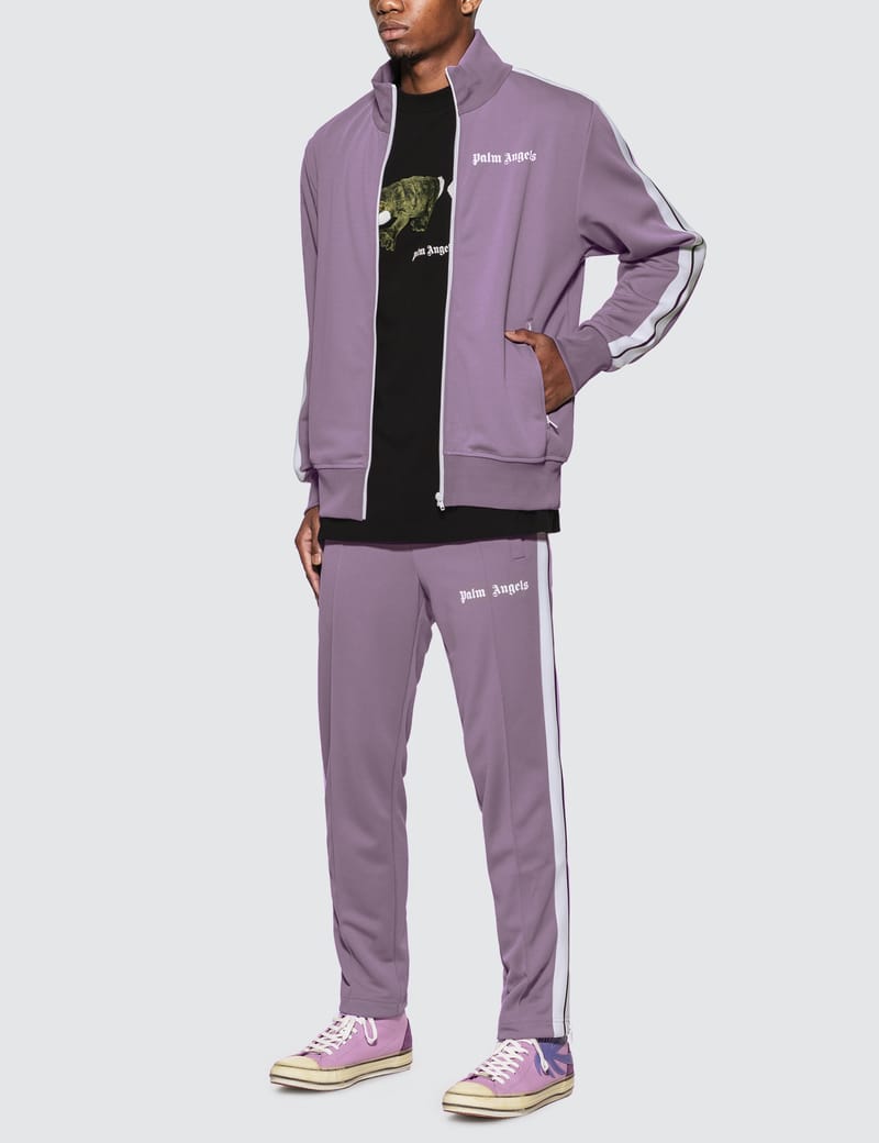 palm angels track pants purple