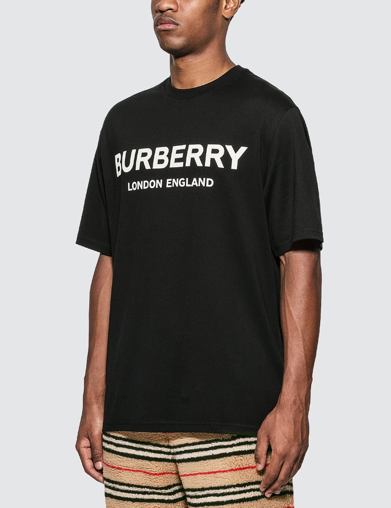 burberry logo print shirt