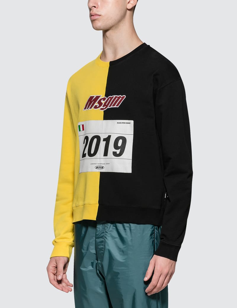 divided sweatshirt