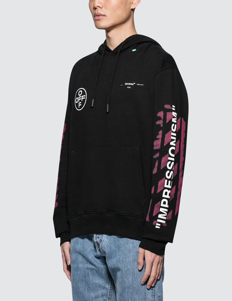 off white diag stencil hoodie