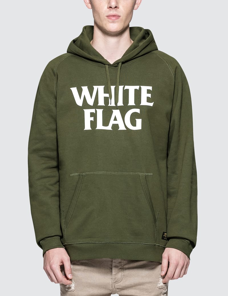 white flag hoodie