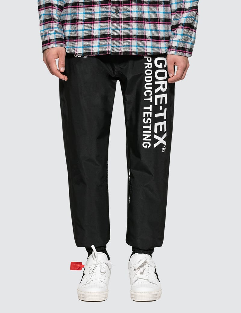 off white gore tex pants