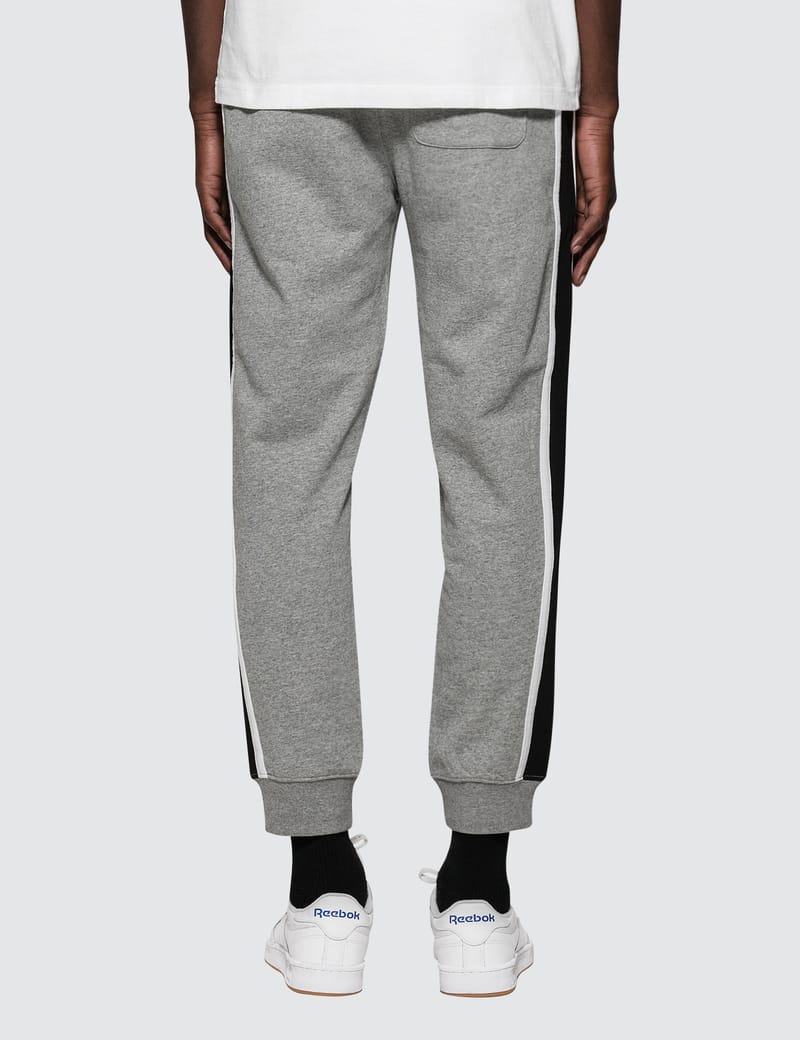 champion sweatpants side stripe