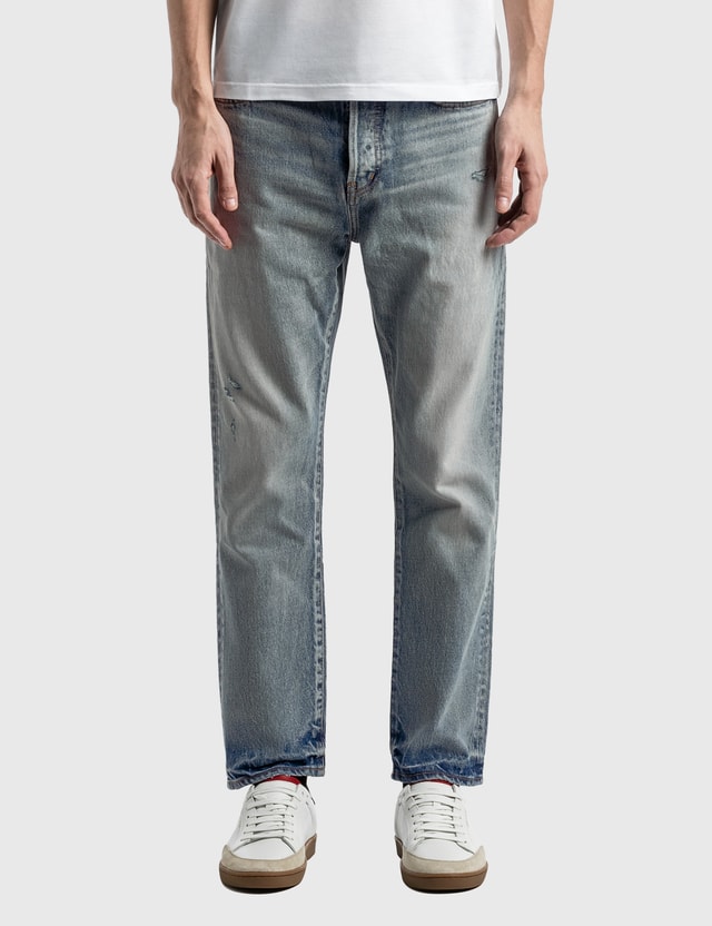 High Waisted Straight Jeans