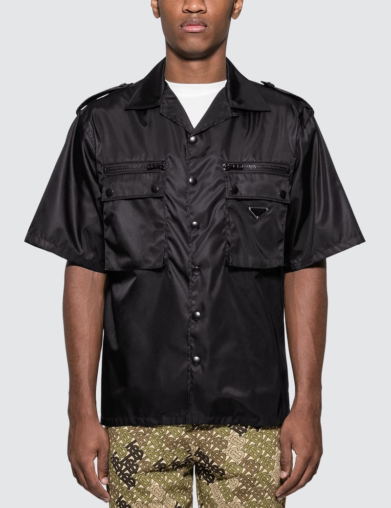 prada gabardine shirt