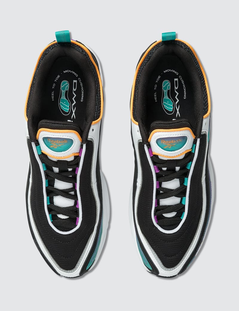 reebok daytona dmx mu black timeless teal