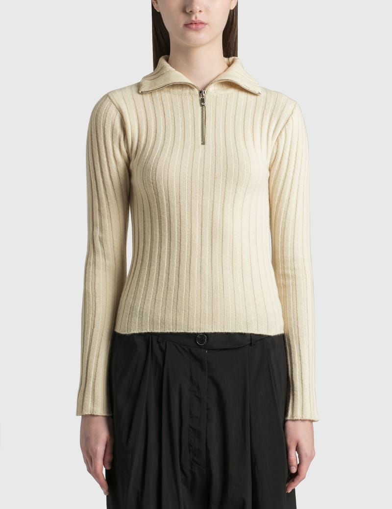 half zip turtleneck