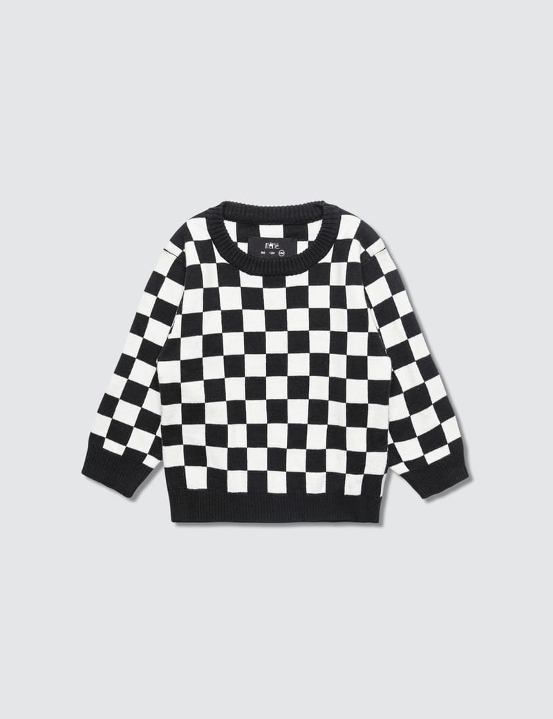 checkered sweater