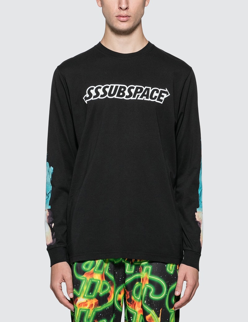 Image of SSS World Corp SSSubspace Go Home Long Sleeve T-Shirt