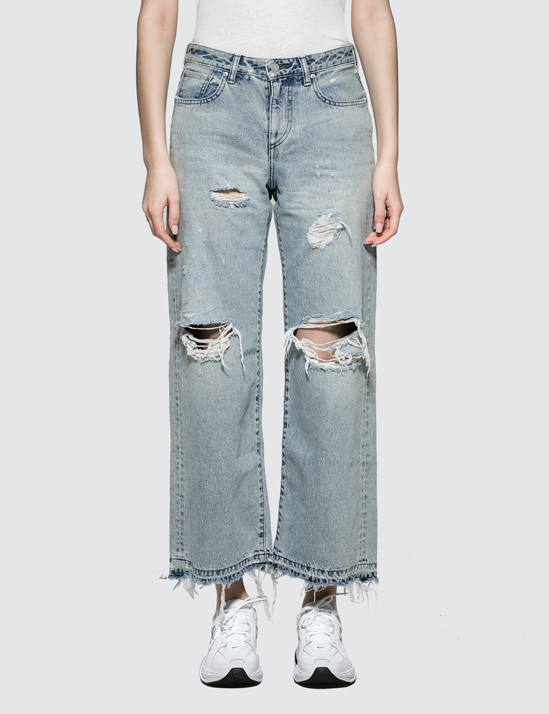 Image of John Elliott Lydia Wide Leg Jeans