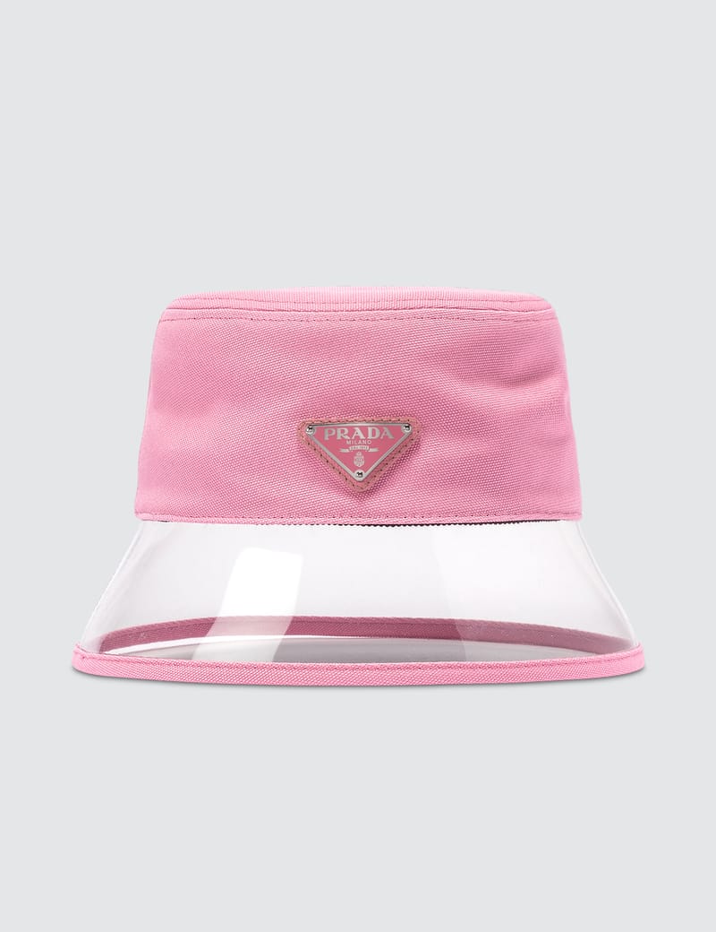 prada pink bucket hat