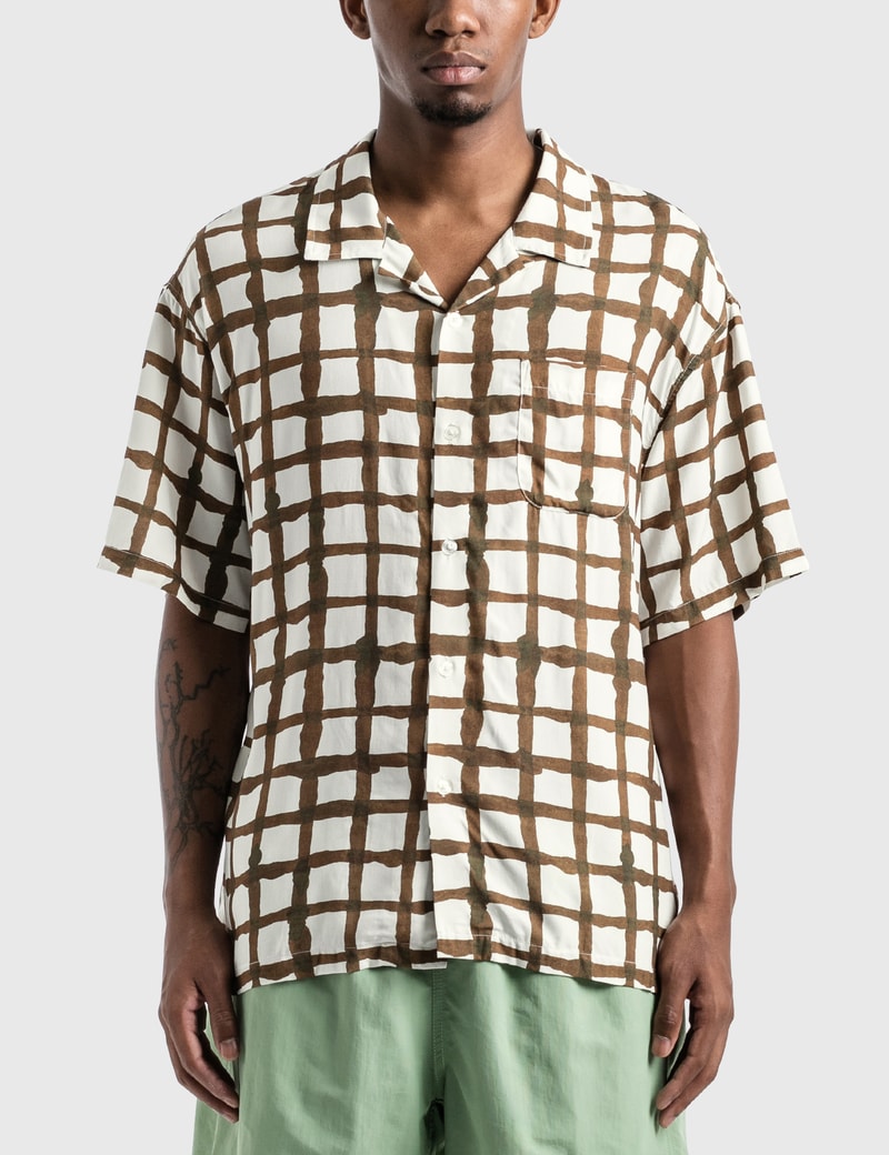 Image of Stussy Hand Drawn Grid Shirt