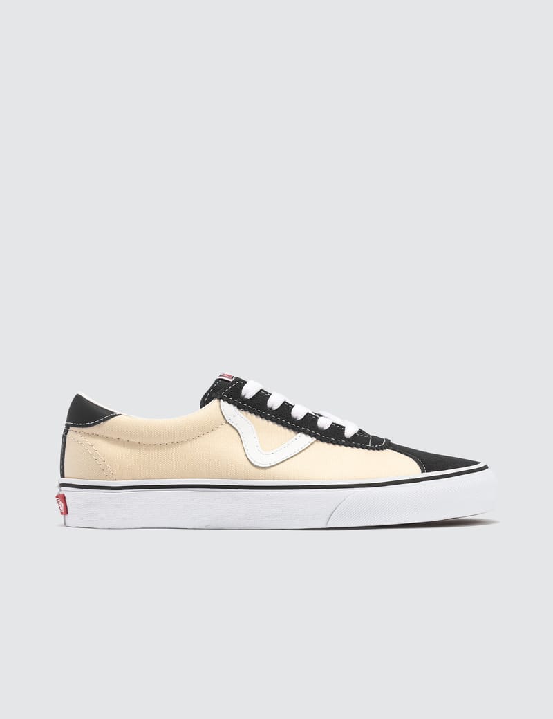 vans sport black classic white