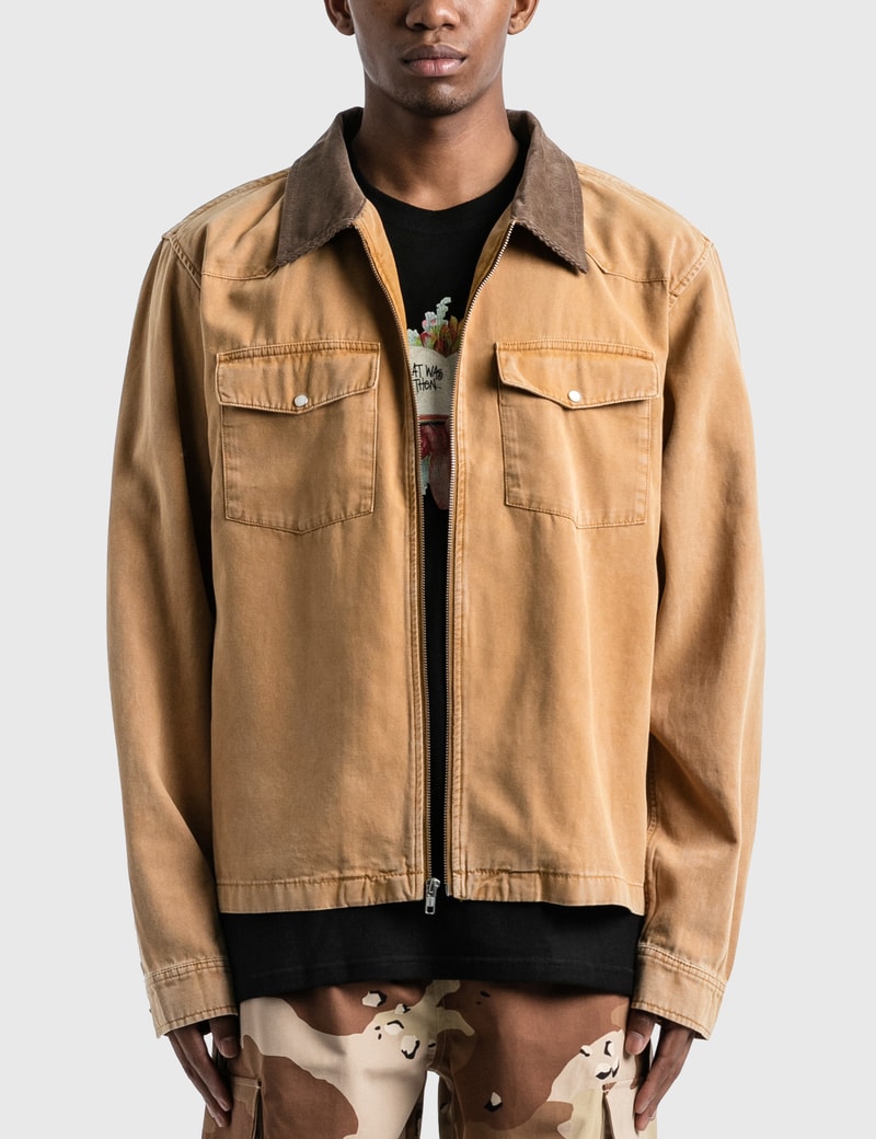 Image of Stussy Washed Canvas Work Shirt