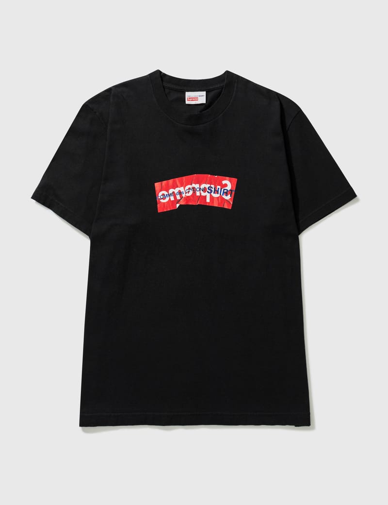 cdg x supreme t shirt