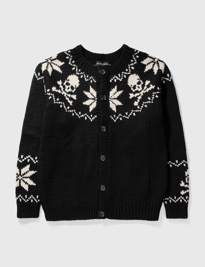 skull cashmere cardigan