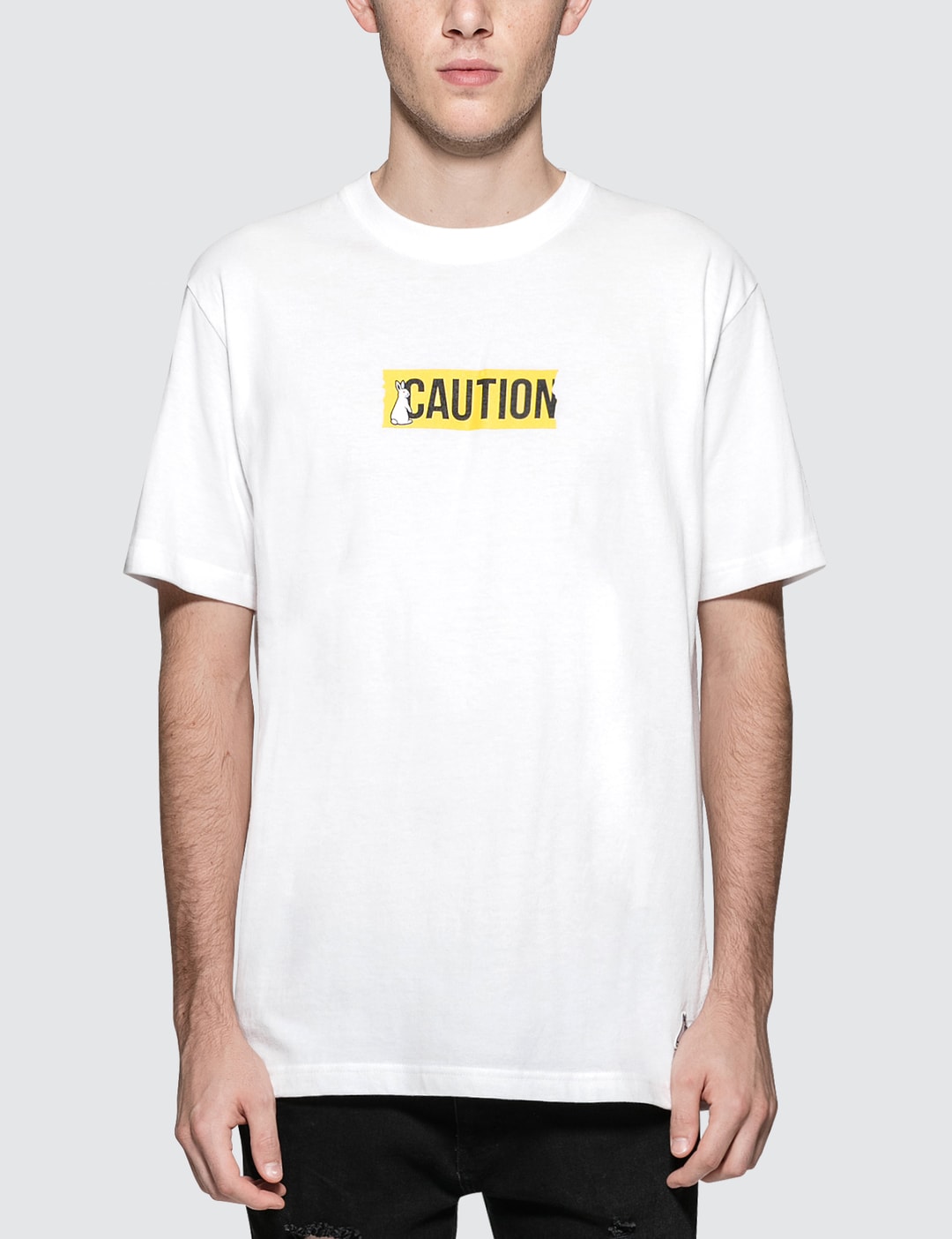 Fr2 Caution S S T Shirt Hbx Globally Curated Fashion And Lifestyle By Hypebeast