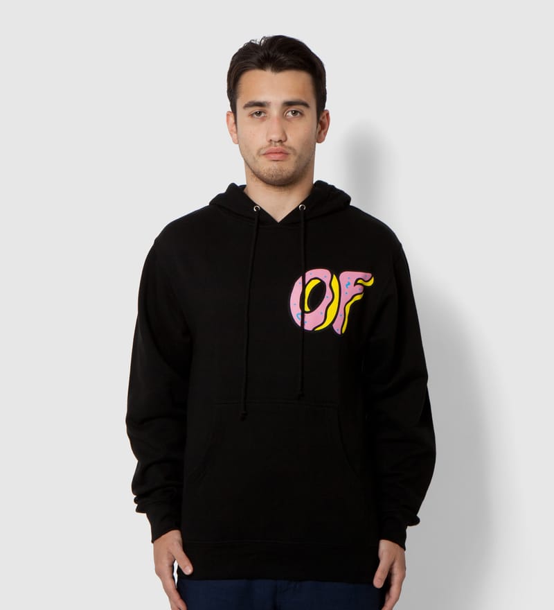 odd future black donut hoodie