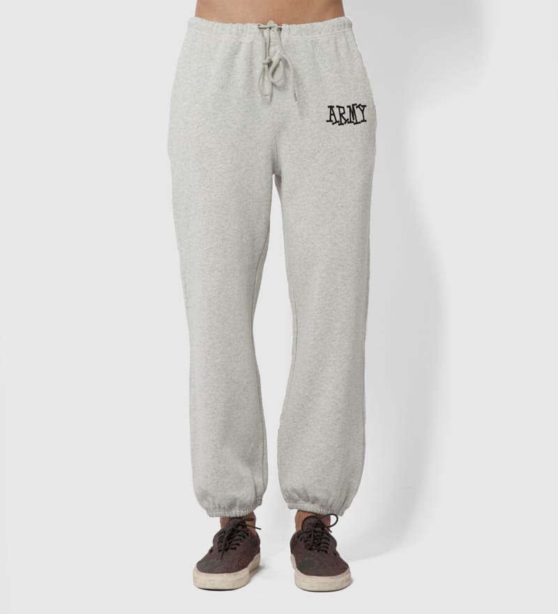 grey army sweatpants