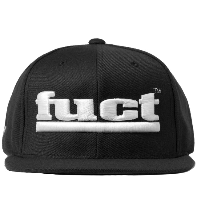 Fuct Black Og Logo Snapback Cap Hbx