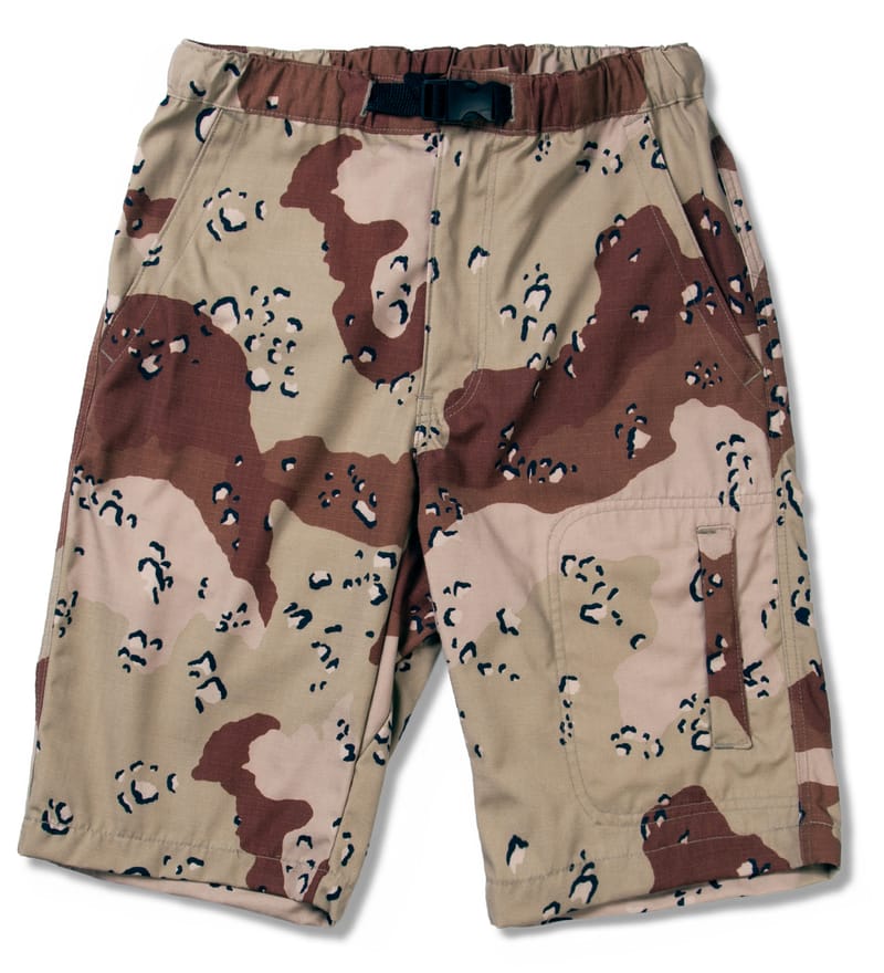 chocolate chip camo shorts