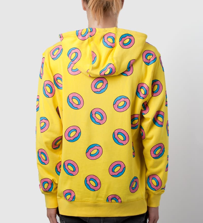 odd future yellow donut hoodie