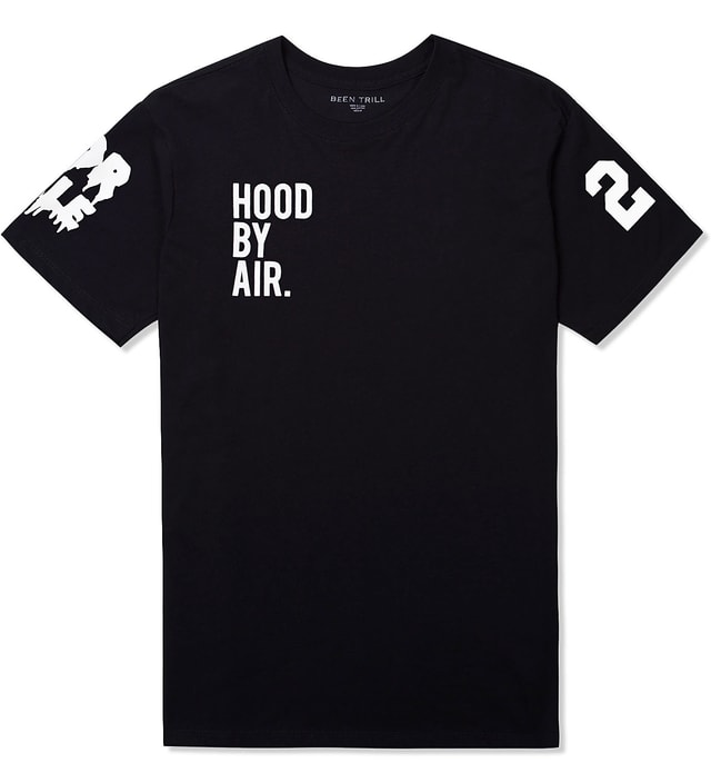 Hood By Air Black White Hba X Been Trill T Shirt Hbx - hvo hba been trill t shirt white roblox