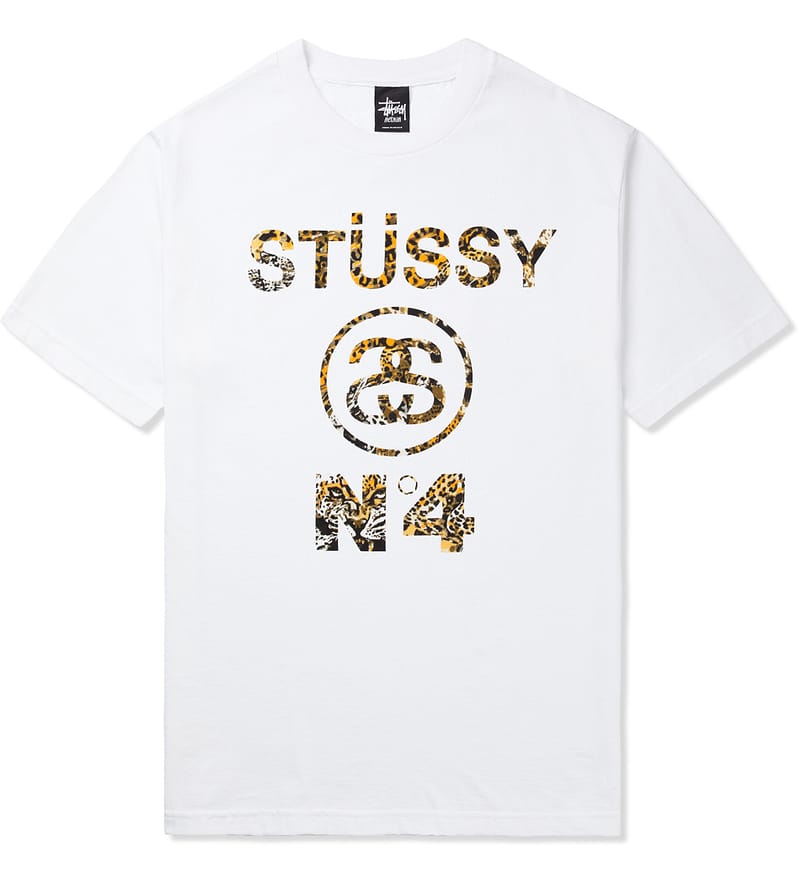 Stussy no 4 t shirt Clearance