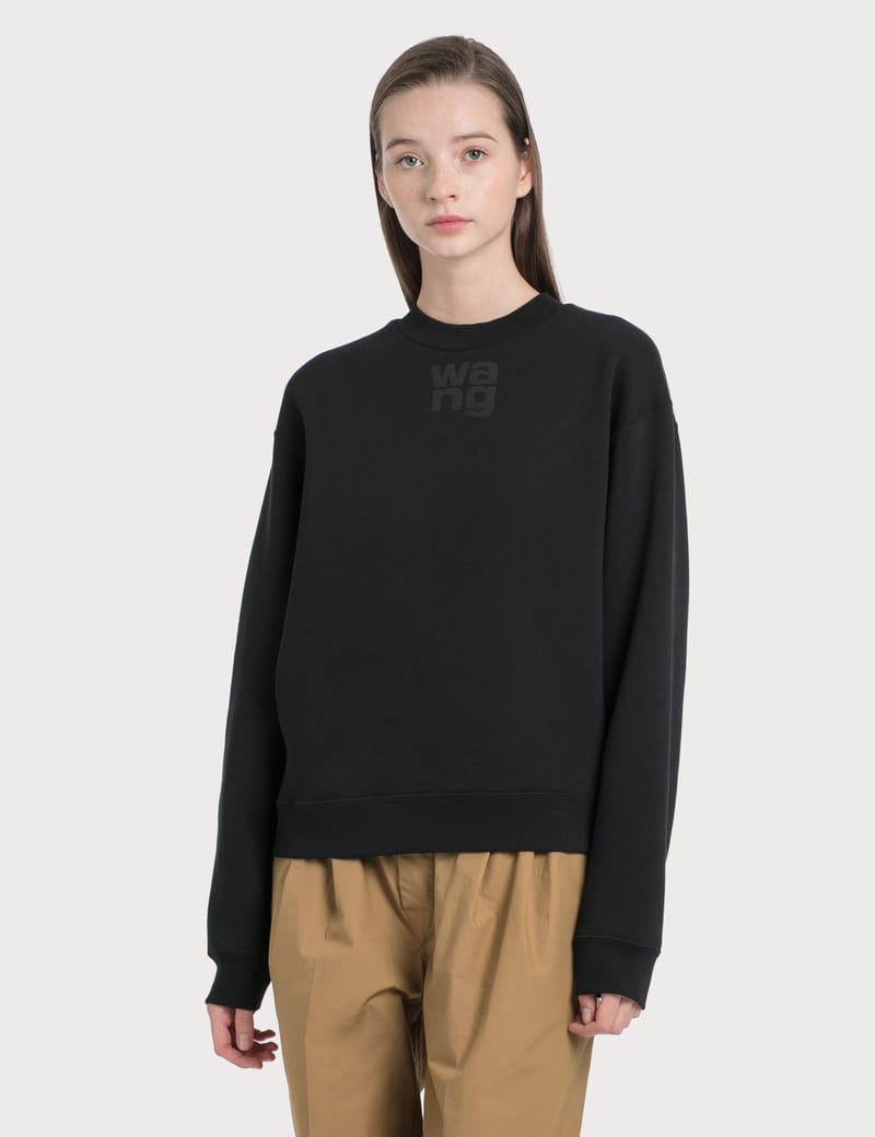 terry crewneck sweatshirt