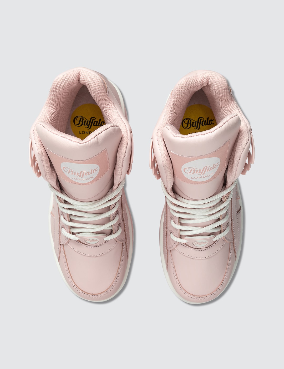 Objector berolige Smuk Buffalo London - Buffalo Baby Pink High Tower Platform Sneakers | HBX -  Globally Curated Fashion and Lifestyle by Hypebeast
