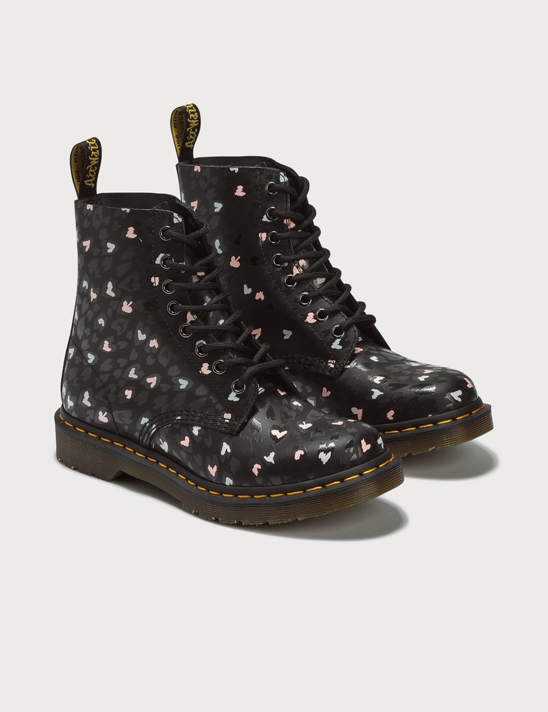 Image of Dr. Martens  Pascal Custom Chaos Hearts Leather Ankle Boots