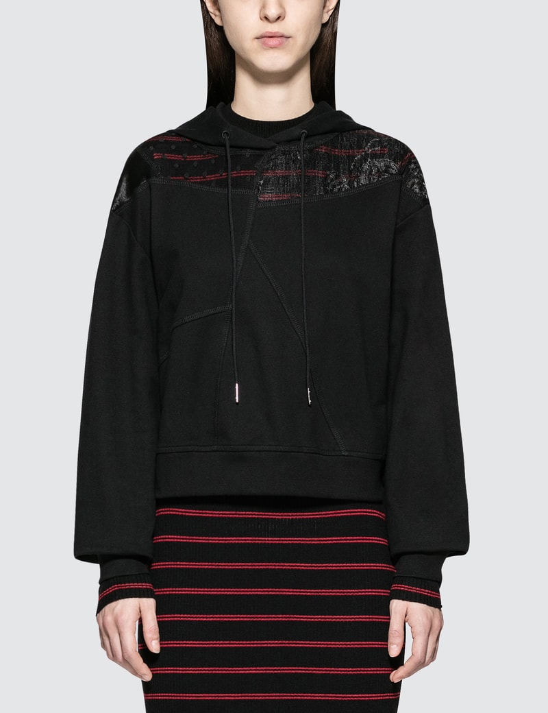 Image of McQ Alexander McQueen Cut Up Hoodie