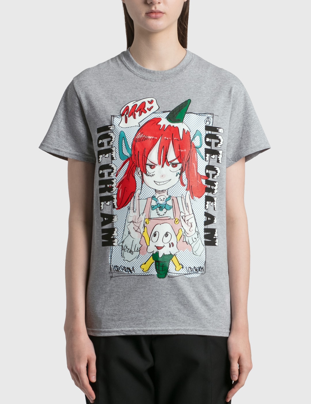 Icecream Icecream X Jun Inagawa Girl T Shirt Hbx Globally Curated Fashion And Lifestyle By Hypebeast