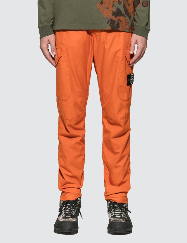 Stone Island Reflective Weave Ripstop Tc Cargo Pants Hbx