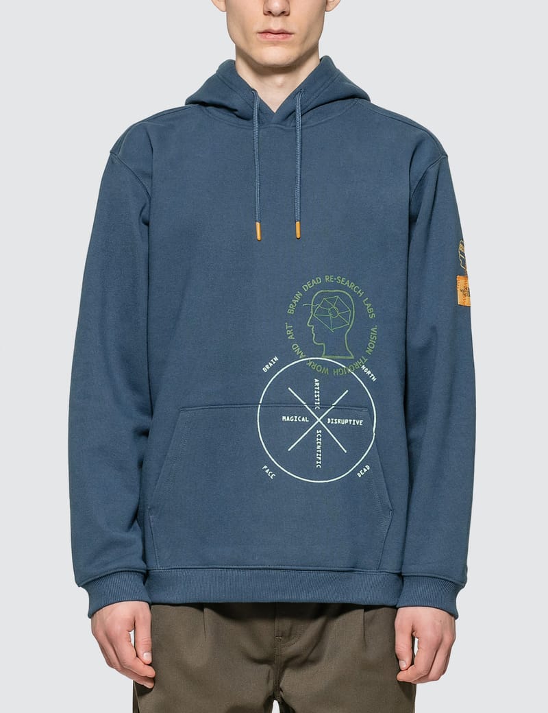 The north face x brain dead hoodie Clearance