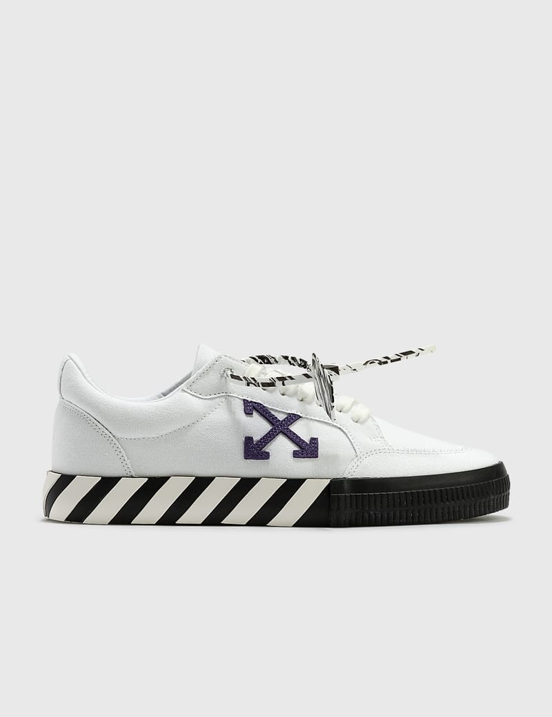 off white low vulcanised canvas shoes