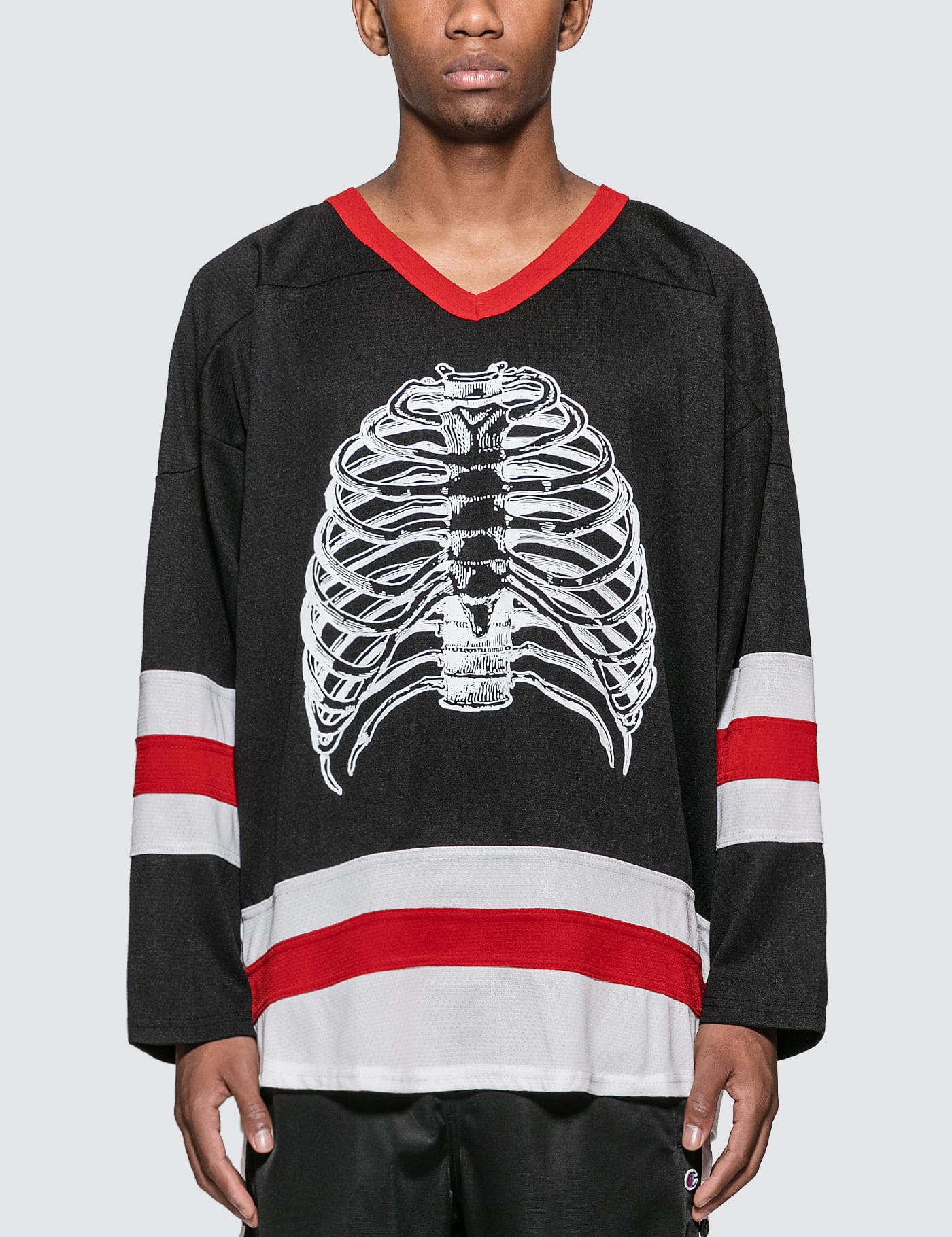 skeleton hockey jersey