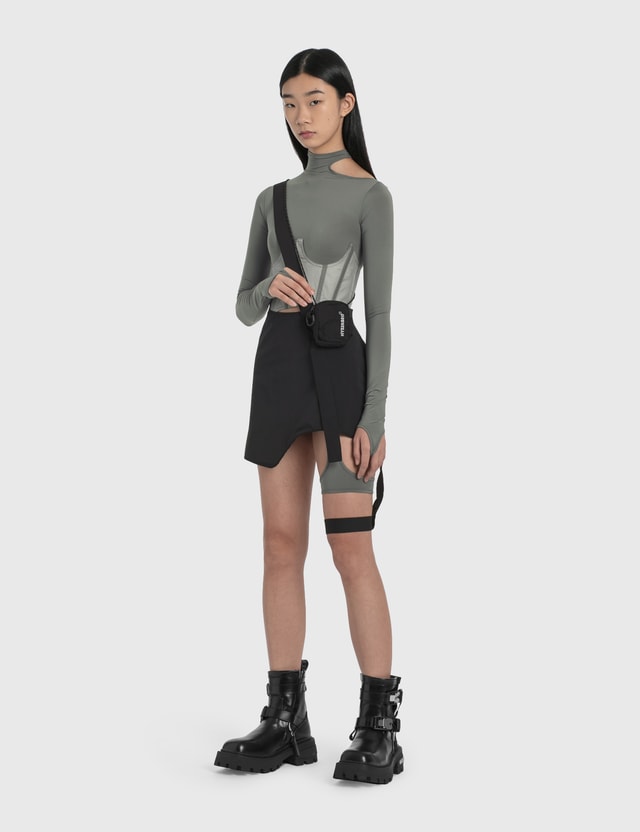 Hyein Seo Long Sleeve Top With Corset