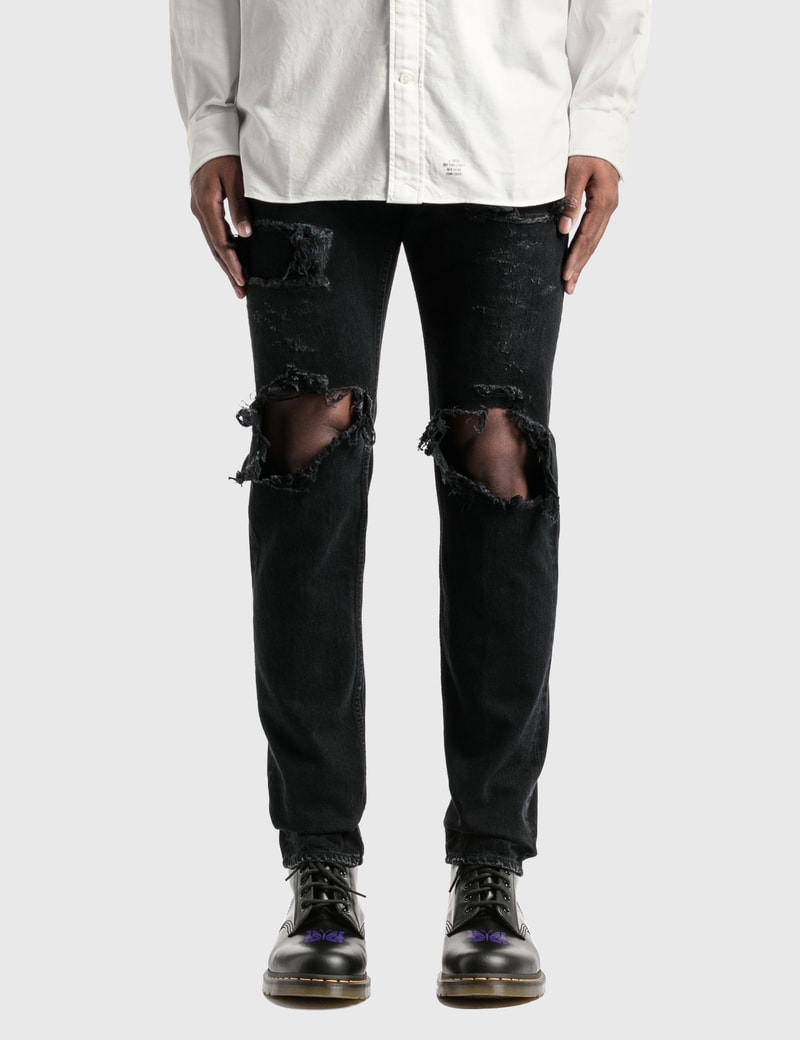 Image of Takahiromiyashita Thesoloist Grunge Jeans