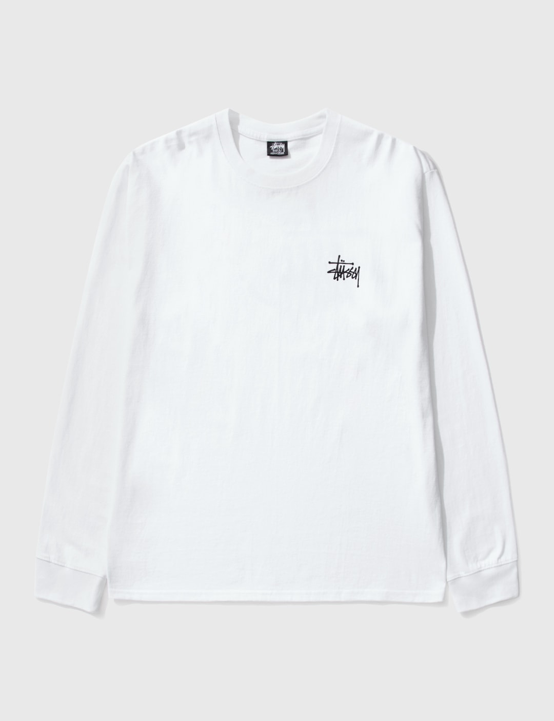 Stussy Basic Stussy Long Sleeve T Shirt Hbx Globally Curated Fashion And Lifestyle By Hypebeast