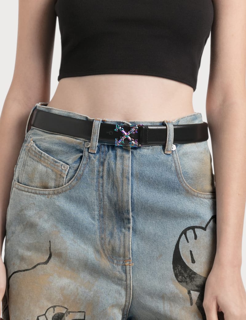 off white arrow buckle belt
