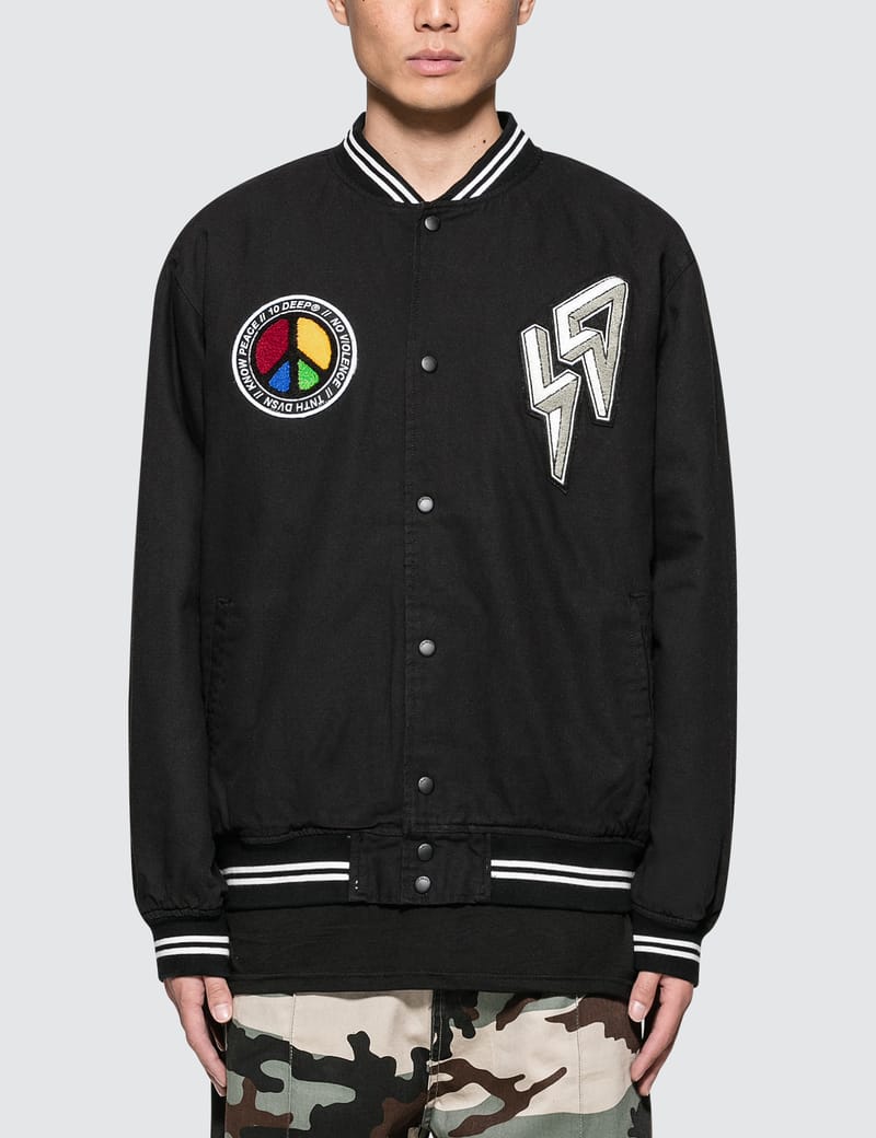 10 deep letterman jacket