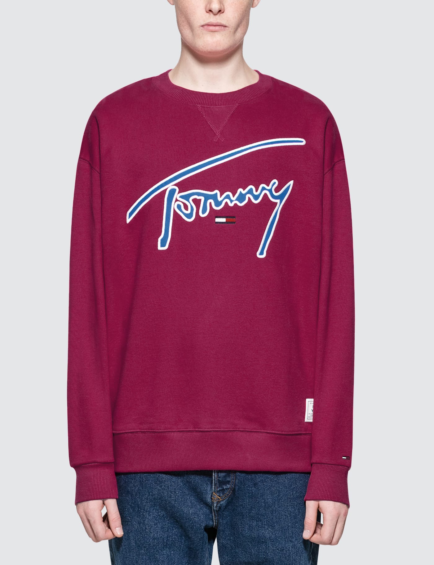 tommy signature sweatshirt