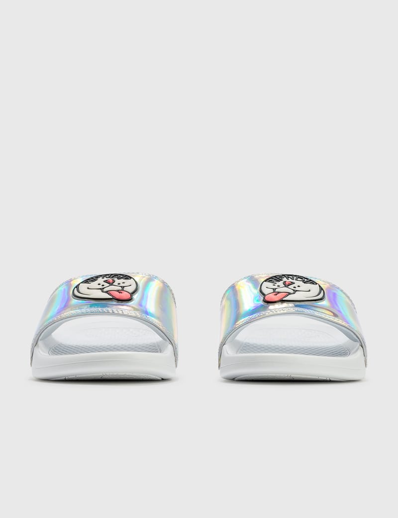 ripndip iridescent slides