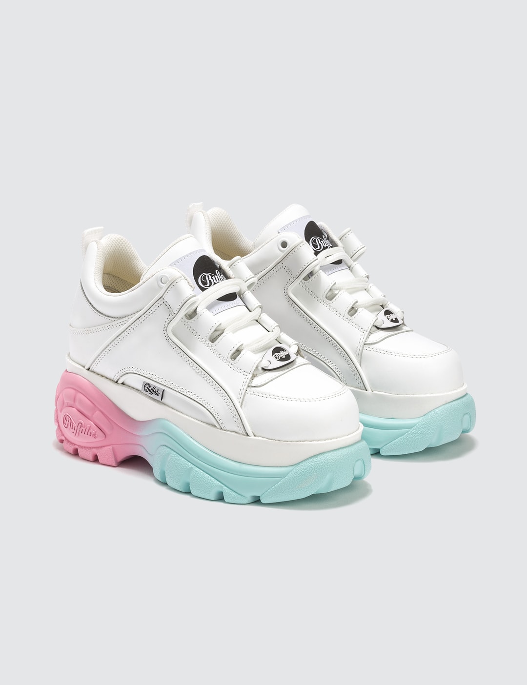 Buffalo London - Low-top Gradient Sole Platform Sneakers HBX - Curated Fashion and Lifestyle by