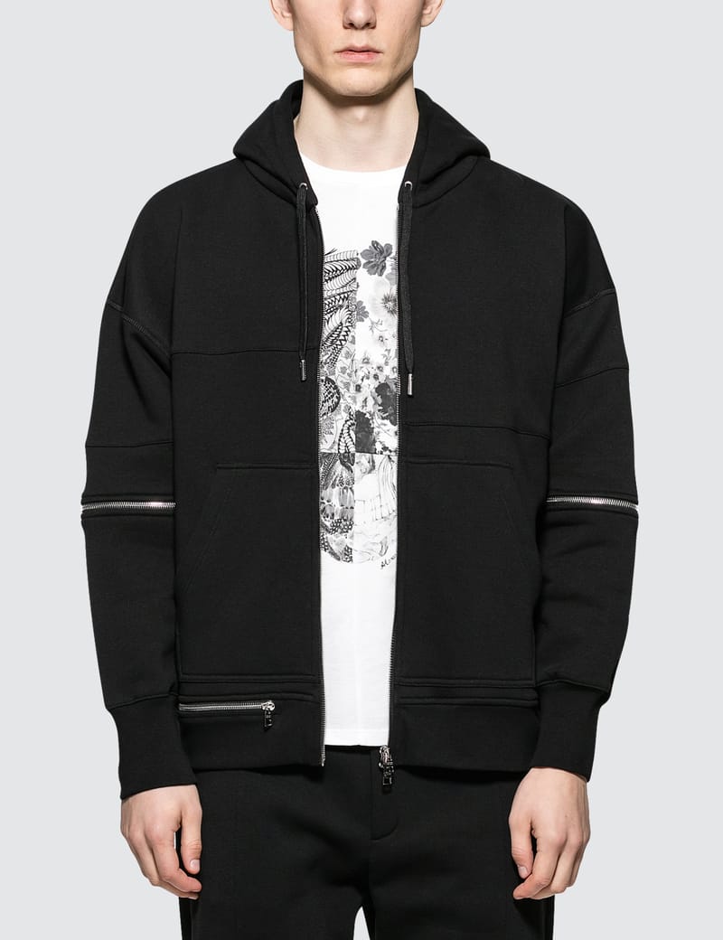 alexander mcqueen zip hoodie