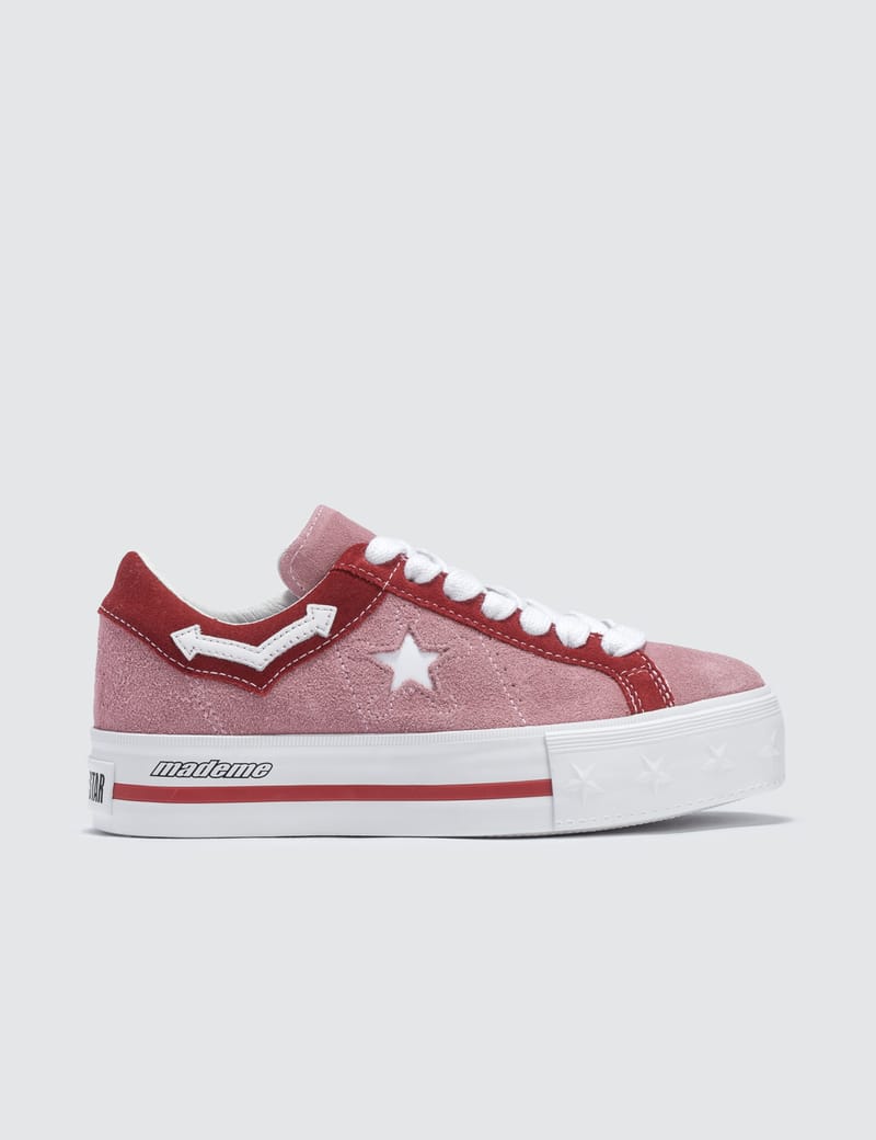 converse x mademe one star platform