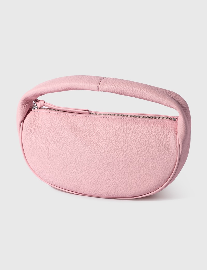 Image of BY FAR Cush Peony Grained Leather Shoulder Bag