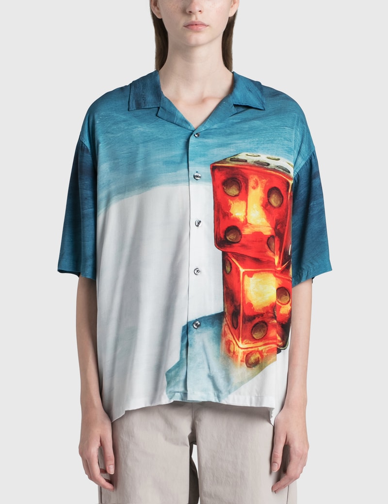 STUSSY DICE PAINTING SHIRT 