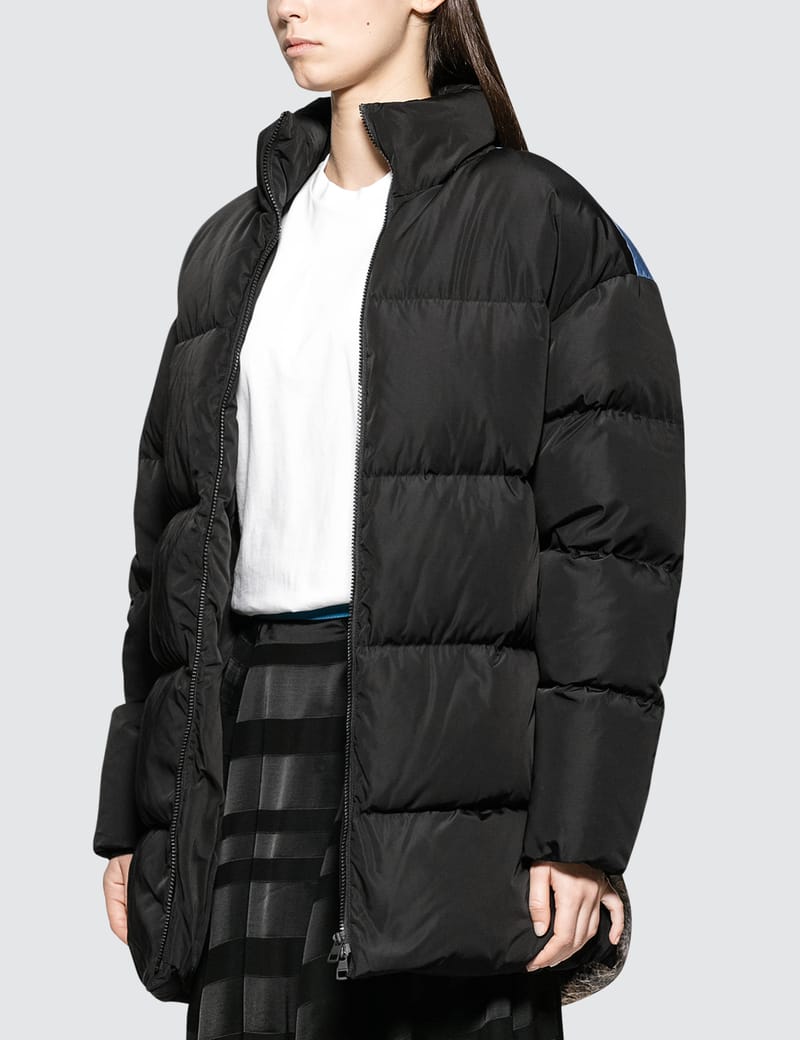 calvin klein jeans down long puffer coat